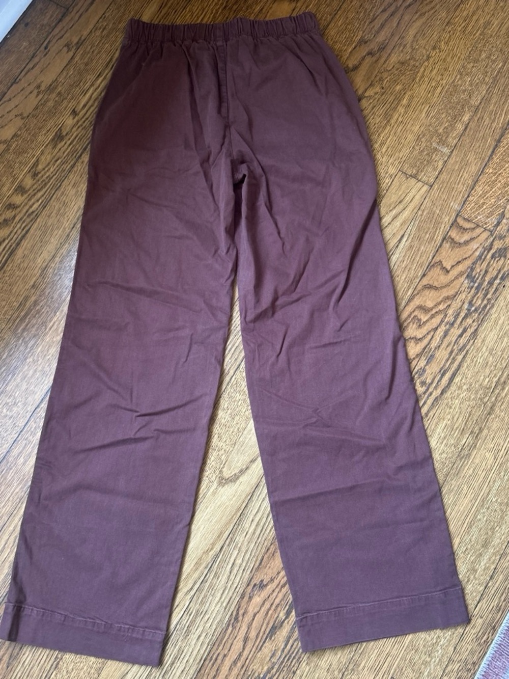 Bella Dahl Catalina Wide-Leg Pull-On Pants in Chestnut Brown - Picture 5 of 5